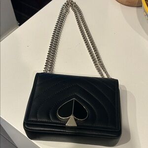 Kate Spade Black Quilted Bag